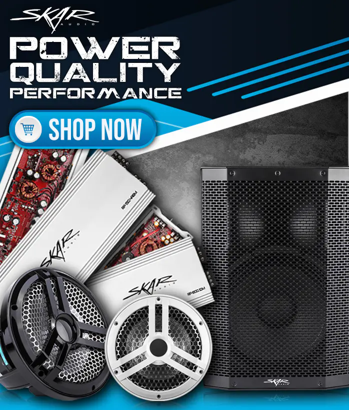 SkarAudio.com Mobile Homepage Banner