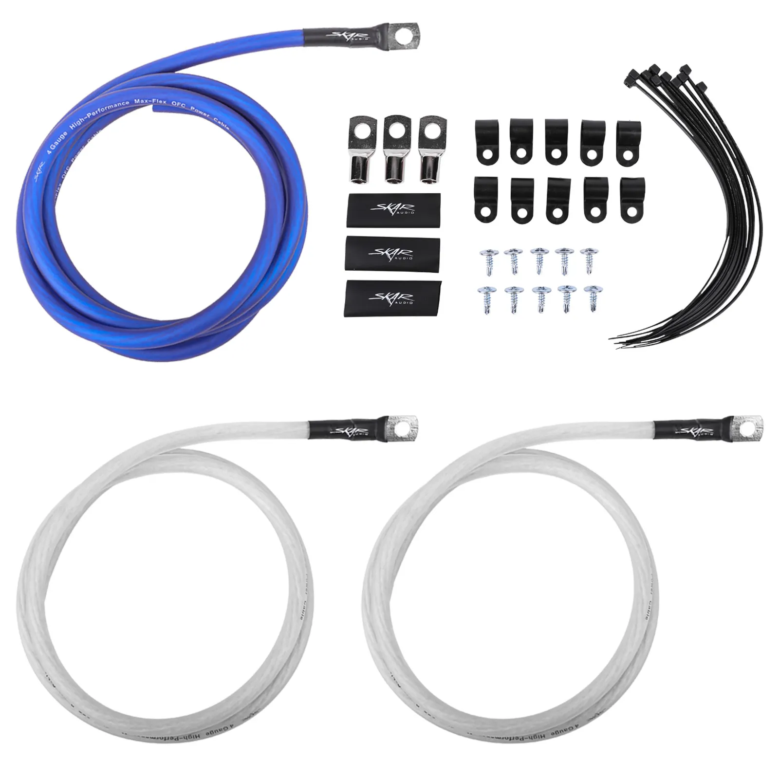Featured Product Photo for SKBIG3-4GA | 4 Gauge "Big 3" OFC Wiring Upgrade Kit