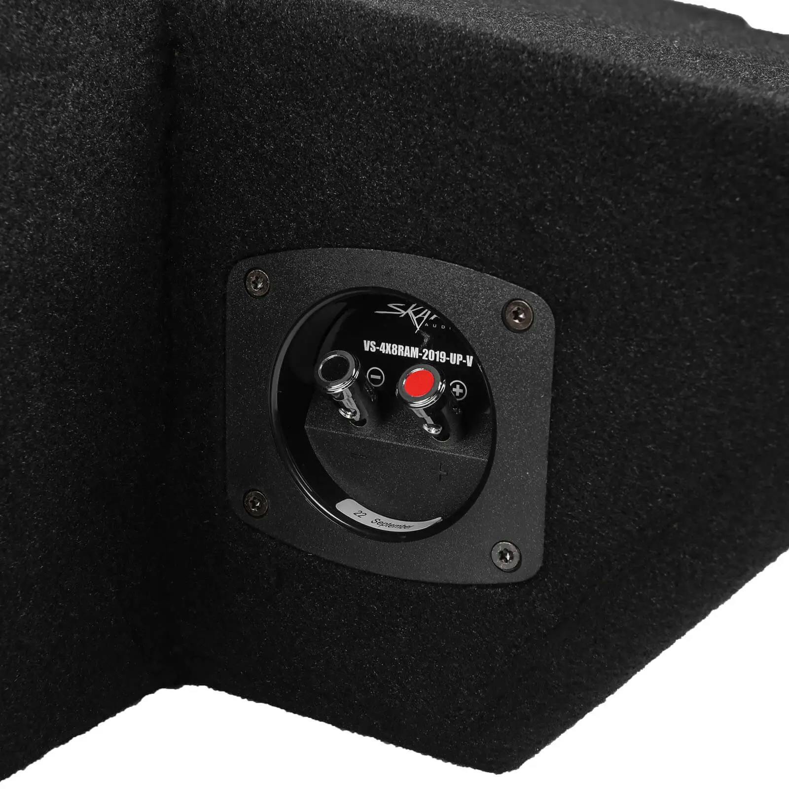 Featured Product Photo 6 for 2019-2024 Ram 1500 (5th Gen) Crew Cab Compatible Quad 8" Ported Subwoofer Enclosure