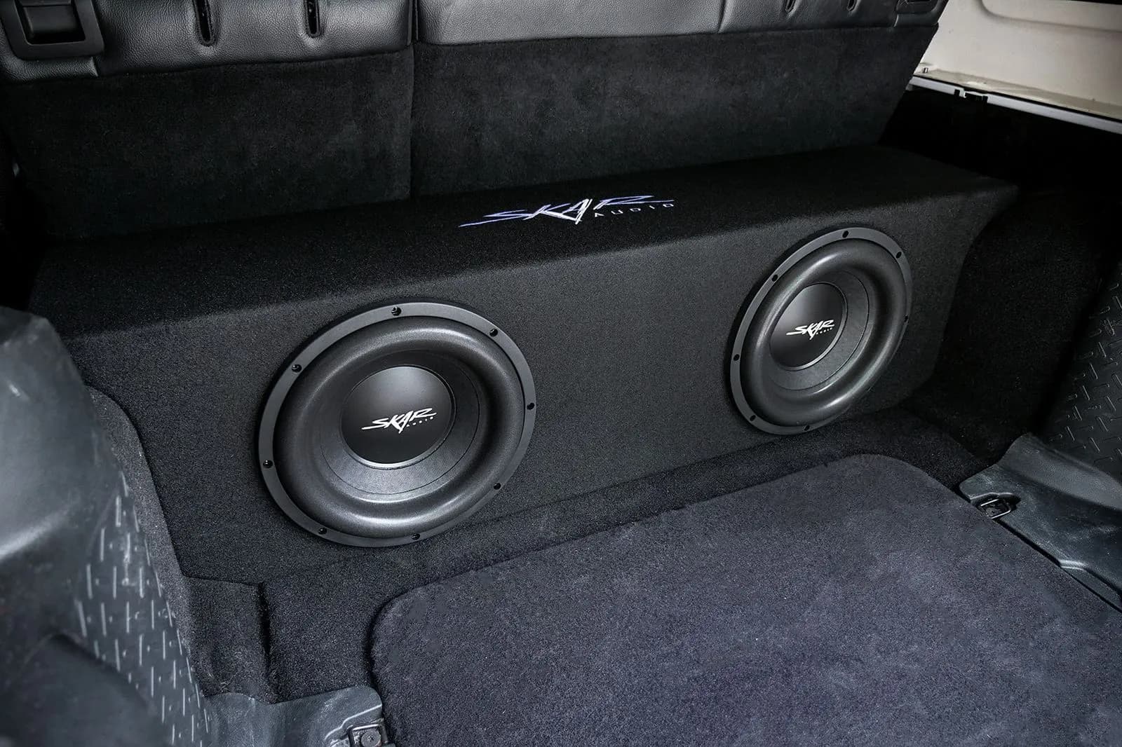 Featured Product Photo 9 for Dual 12" 2,400W Max Power Loaded Subwoofer Enclosure Compatible with 2007-2018 Jeep Wrangler Unlimited (JK) 4-Door Vehicles