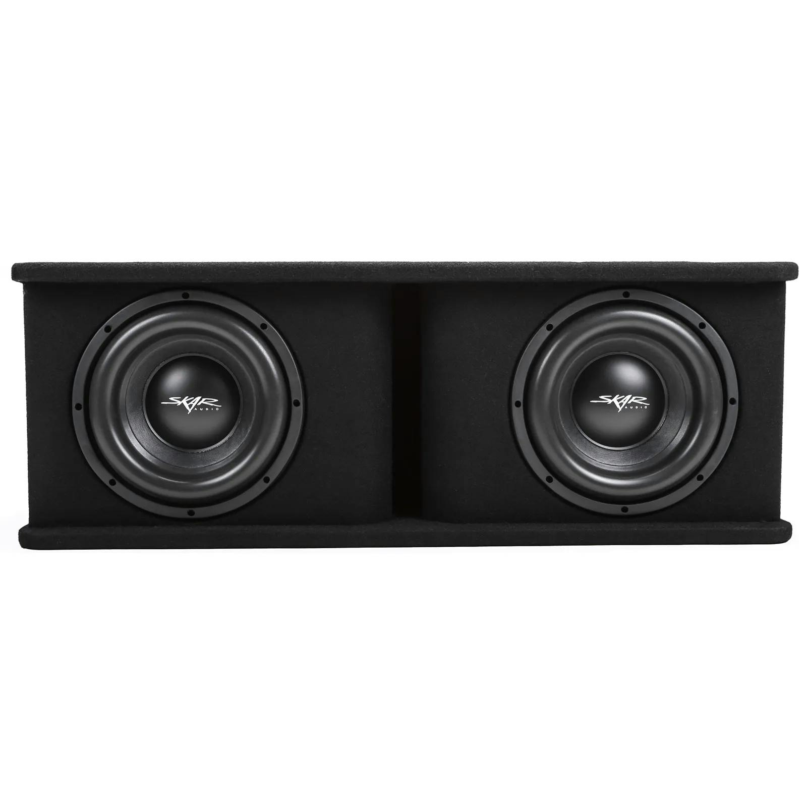 Featured Product Photo 1 for SDR-2X10D4 | Dual 10" 2,400 Watt SDR Series Loaded Vented Subwoofer Enclosure