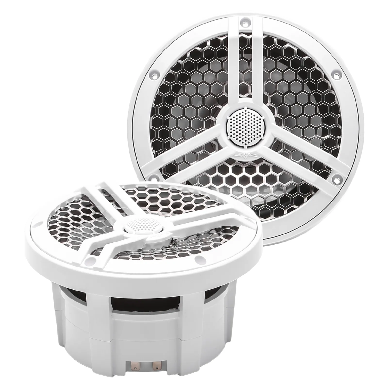 Featured Product Photo for SK65M | Marine 6.5" Full Range 2-Way 320 Watt Speakers - White (Pair)