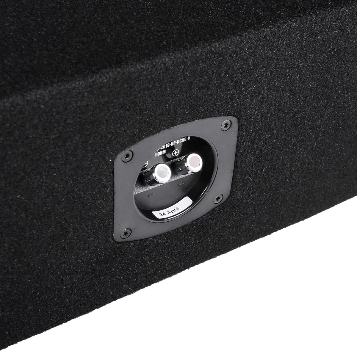 Featured Product Photo 5 for Dual 8" 2,400W Max Power Loaded Subwoofer Enclosure Compatible with 2019-2024 Chevrolet Silverado/GMC Sierra Double Cab Trucks