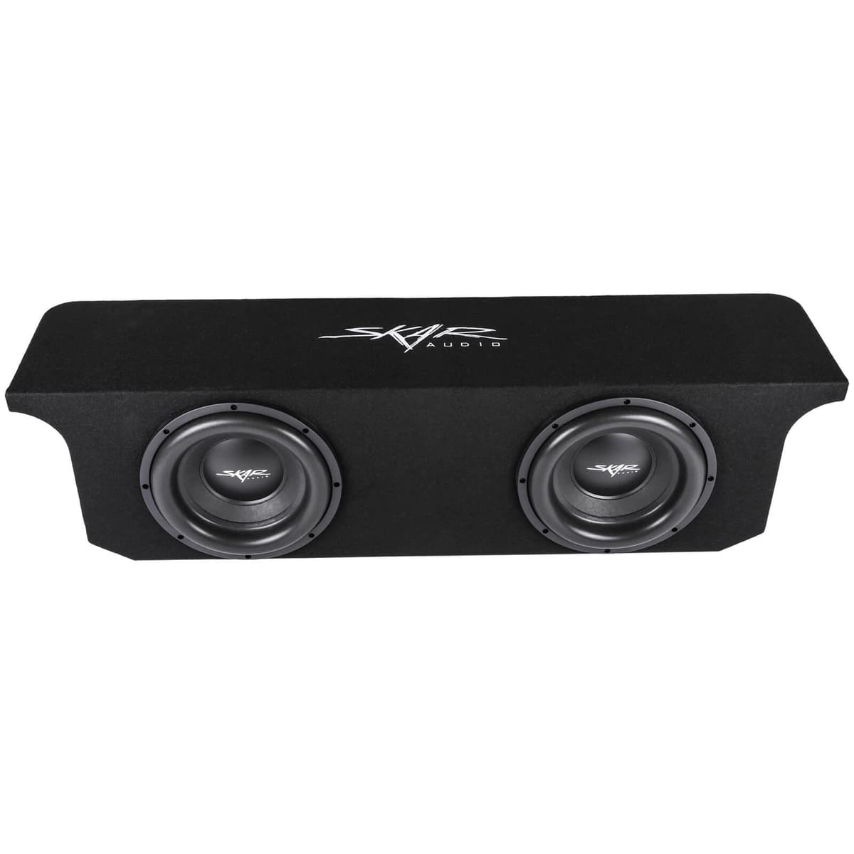 Featured Product Photo 1 for Dual 12" 2,400W Max Power Loaded Subwoofer Enclosure Compatible with 2007-2018 Jeep Wrangler Unlimited (JK) 4-Door Vehicles