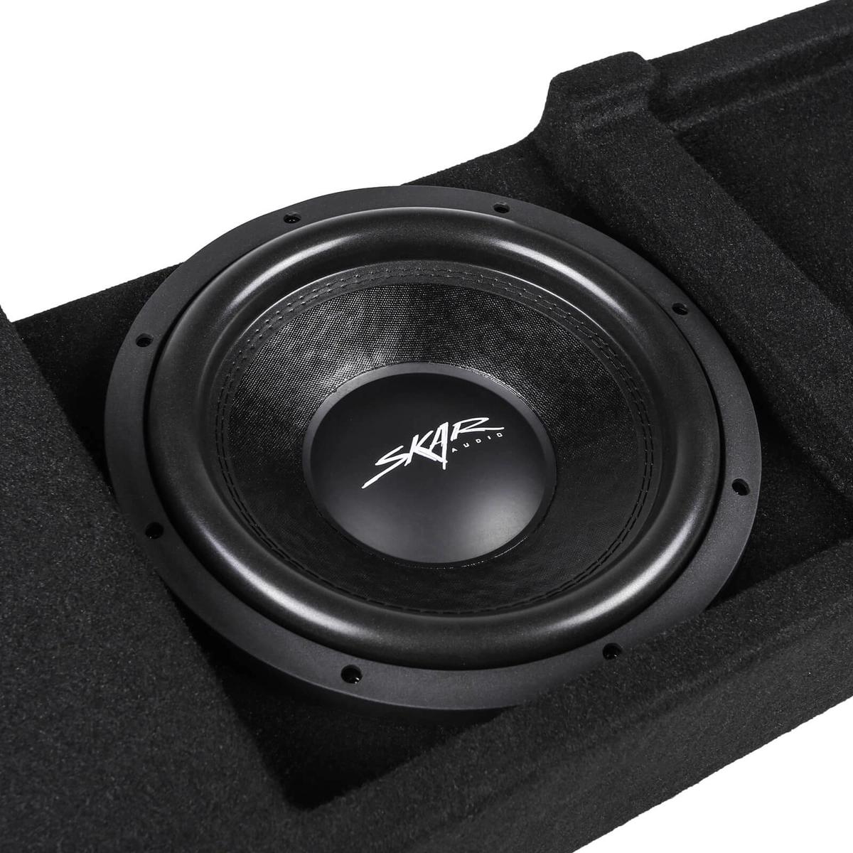 Featured Product Photo 6 for Single 12" 800W Max Power Loaded Ported Subwoofer Enclosure Compatible with 2014-2018 Chevy Silverado & GMC Sierra Crew Cab Trucks