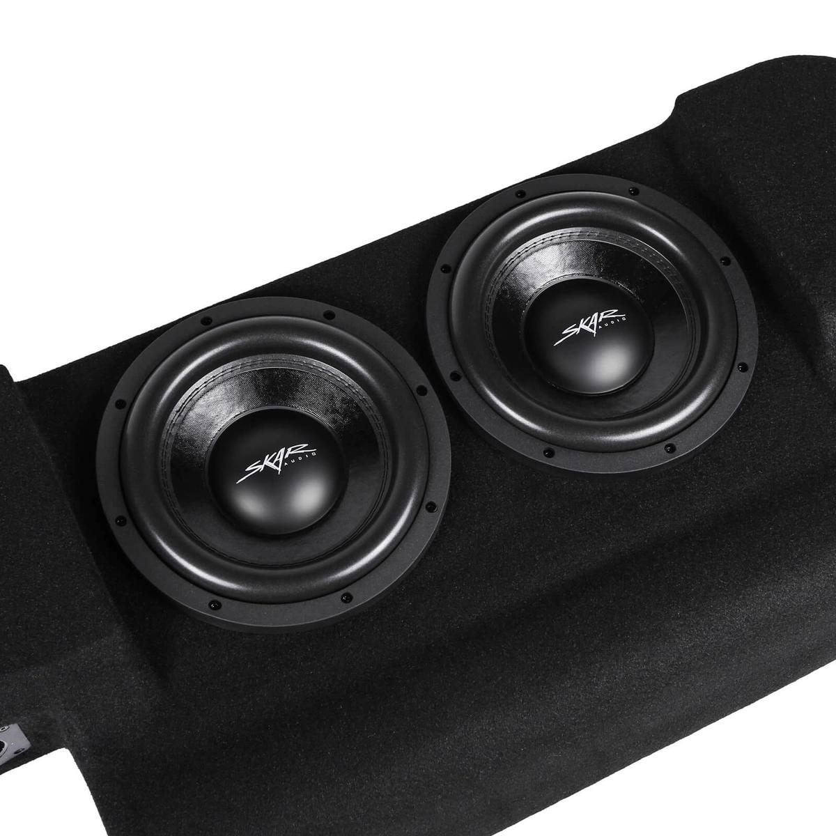 Featured Product Photo 6 for Dual 10" 1,600W Max Power Loaded Subwoofer Enclosure Compatible with 2015-2024 Ford F-150 Super Cab Trucks