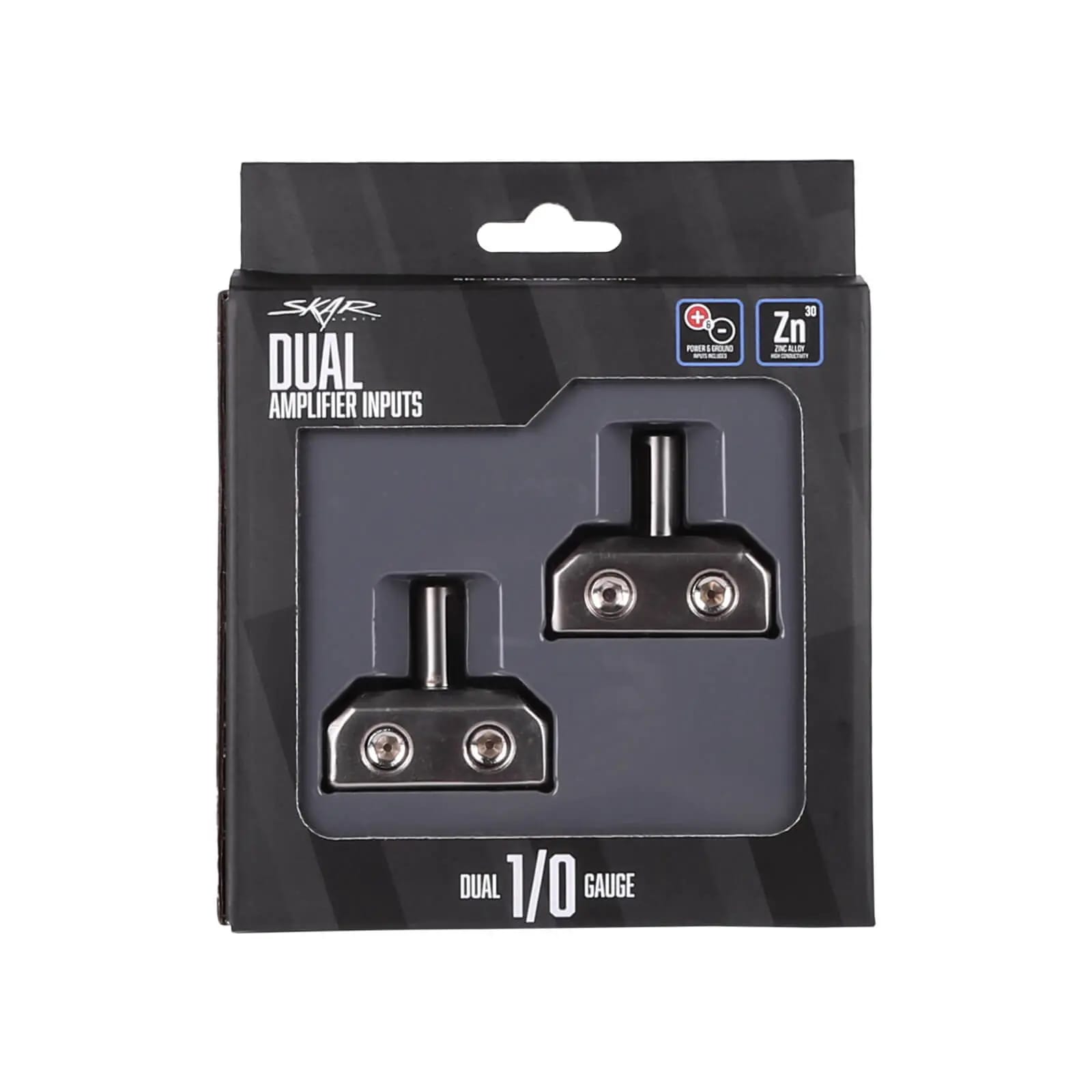 SK-DUAL0GA-AMPIN | Dual 1/0 Gauge to 1/0 Gauge Amplifier Input Adapters #7