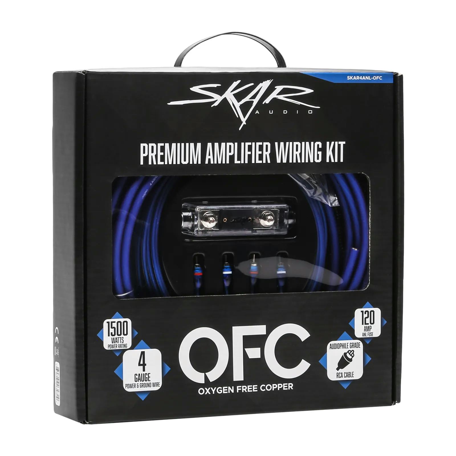 SKAR4ANL-OFC | 4 Gauge - 1,500 Watt OFC Amplifier Wiring Kit #3
