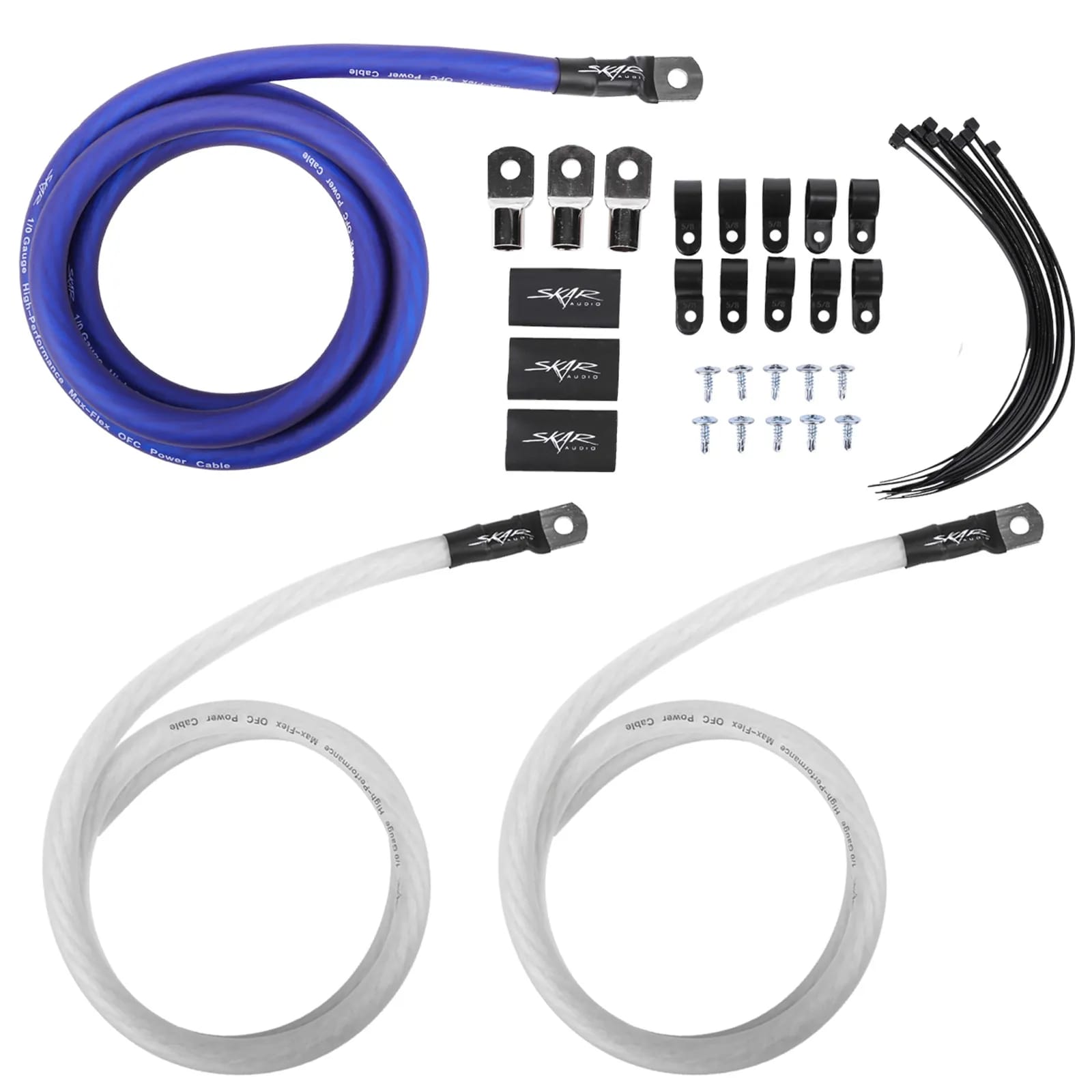 SKBIG3-0GA | 1/0 Gauge "Big 3" OFC Wiring Upgrade Kit #1