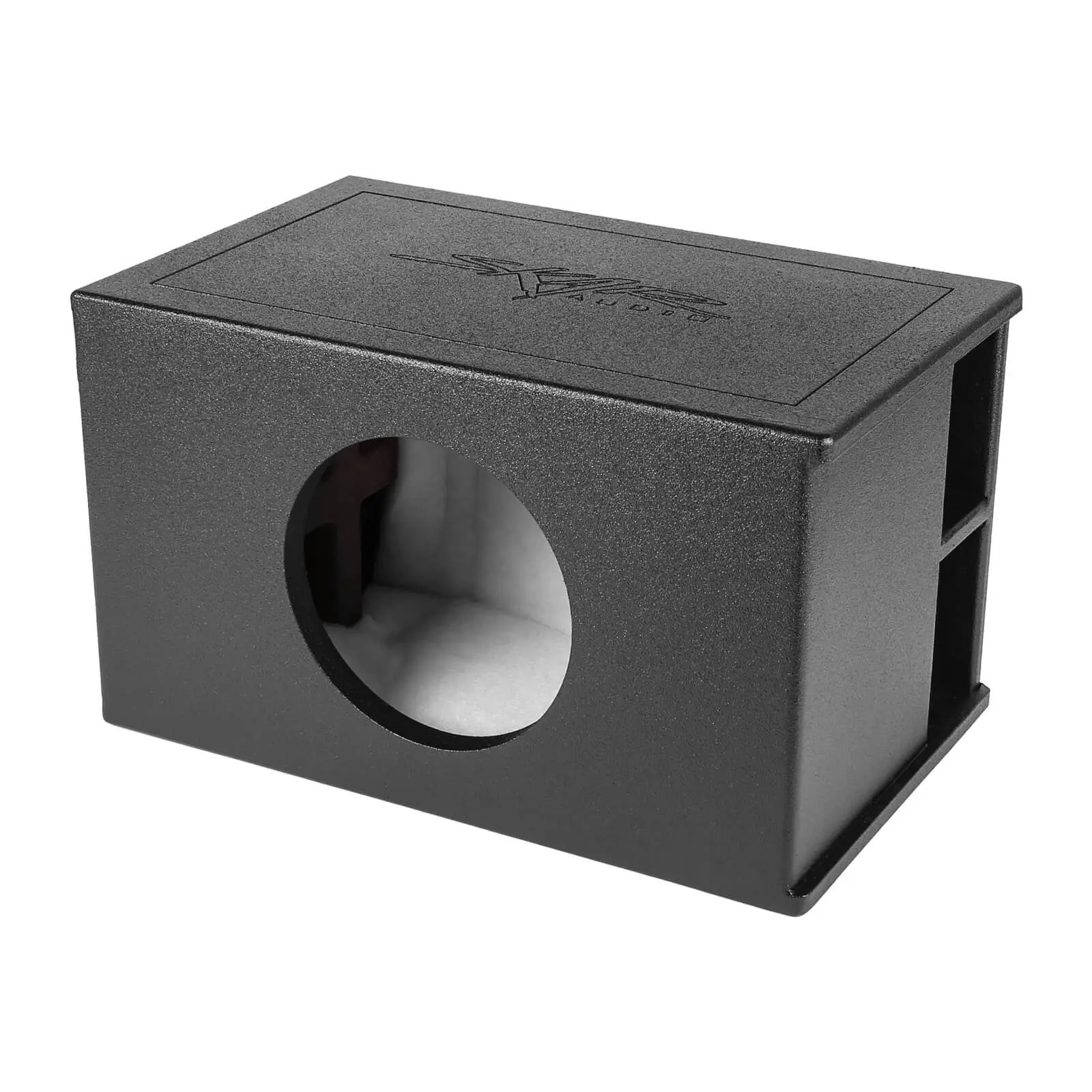 Single 10" 'SPL Series' Armor Coated Ported Subwoofer Enclosure #1