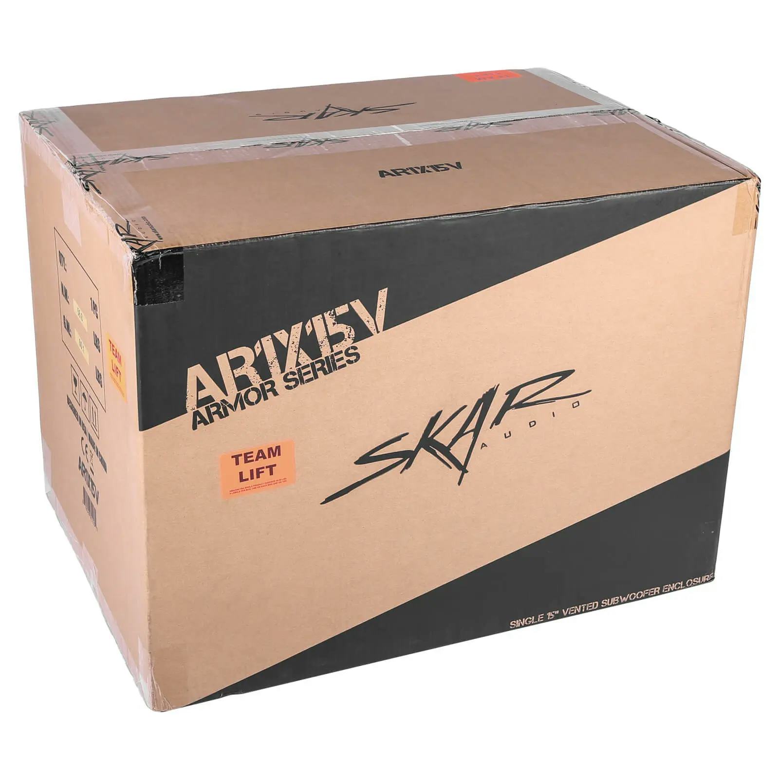 AR1X15V | Single 15" Armor Coated Ported Subwoofer Enclosure #9