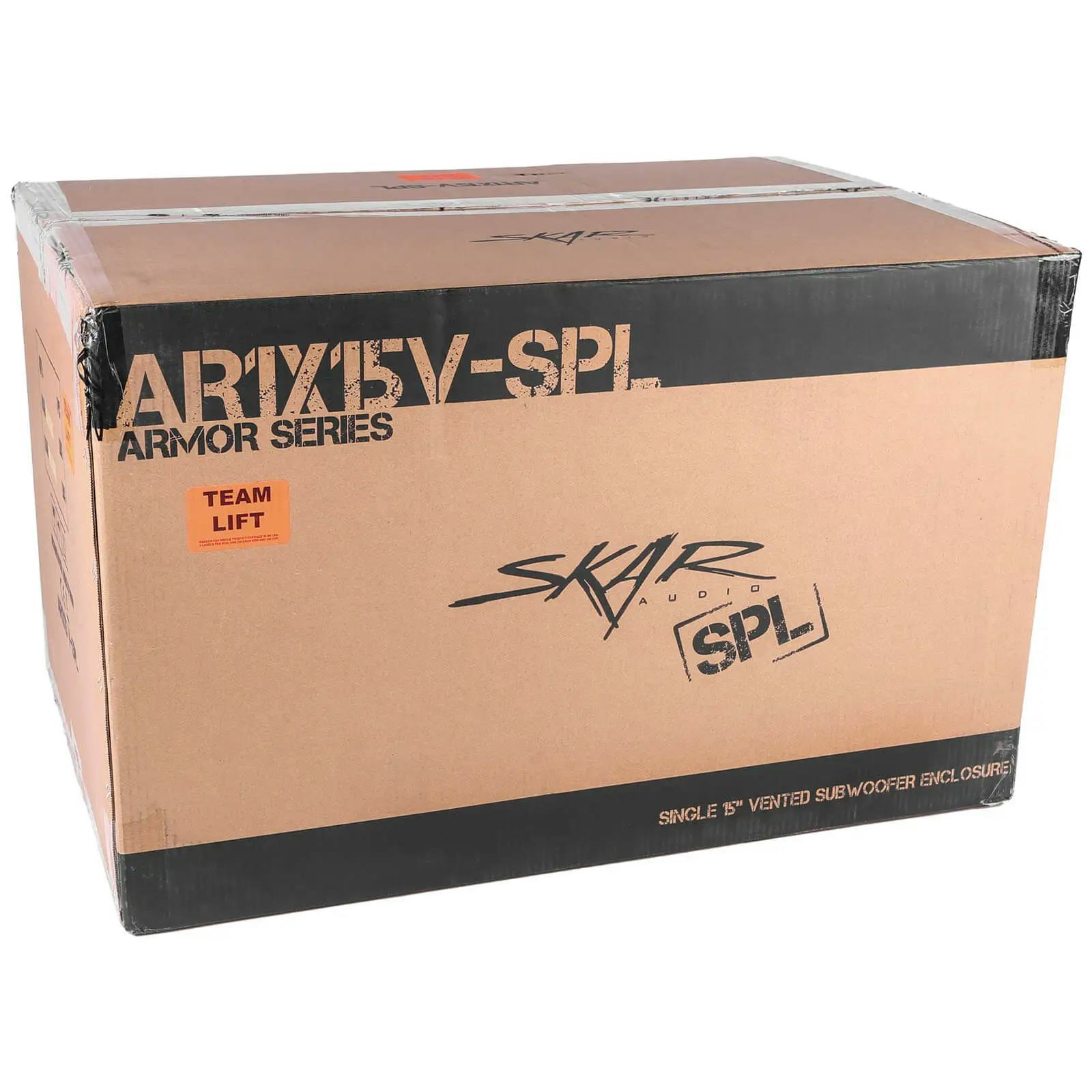 Single 15" 'SPL Series' Armor Coated Ported Subwoofer Enclosure #9