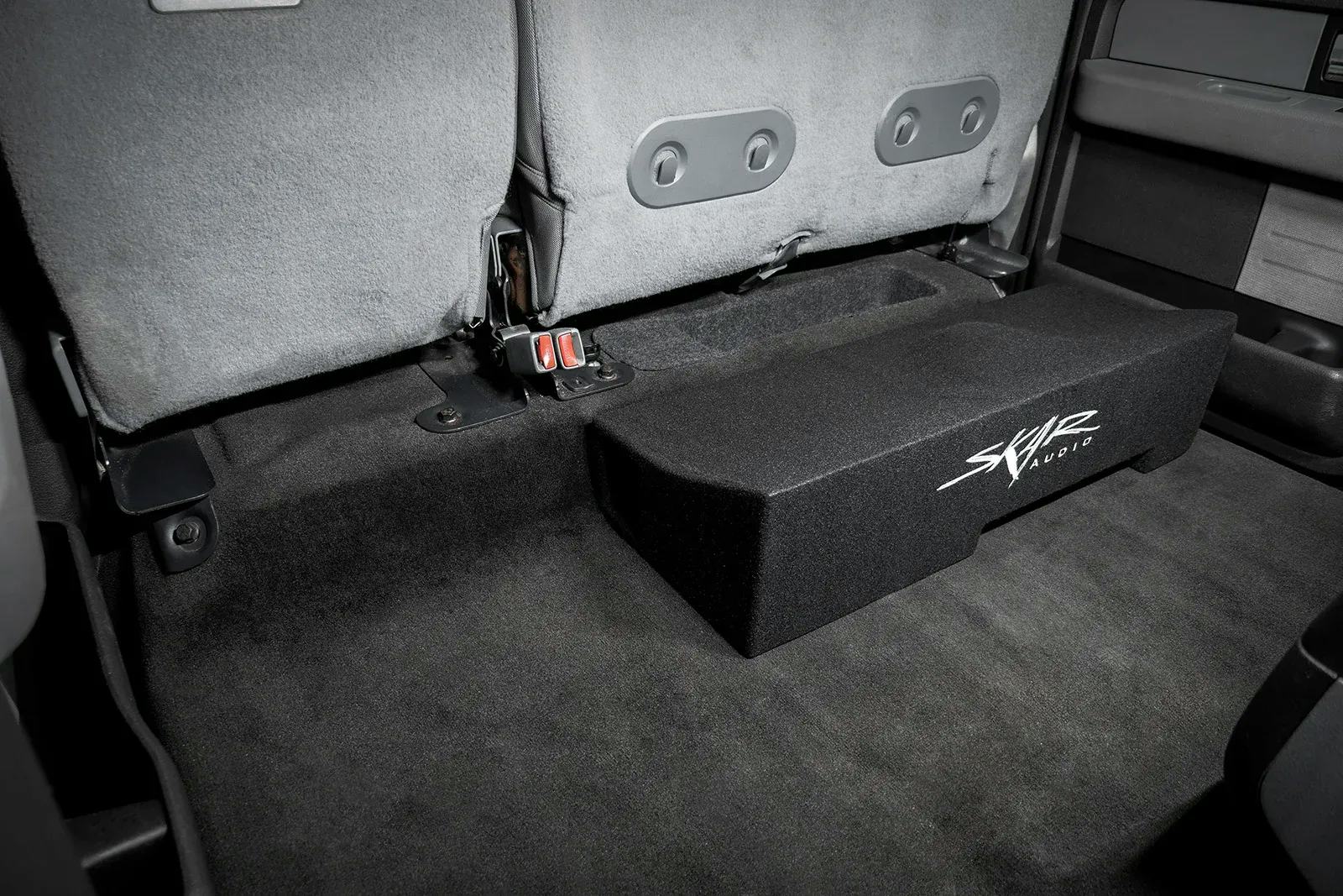 2009-2014 Ford F-150 Super Crew Cab Compatible Single 10" Ported Subwoofer Enclosure #12