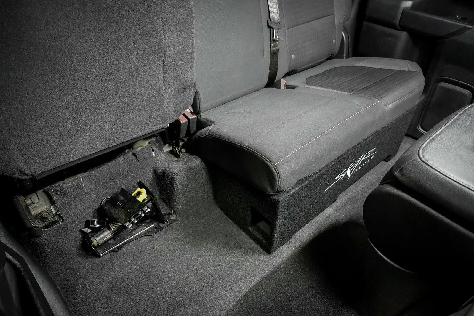2019-2024 Chevy Silverado & GMC Sierra Double Cab Compatible Single 12" Ported Subwoofer Enclosure #10