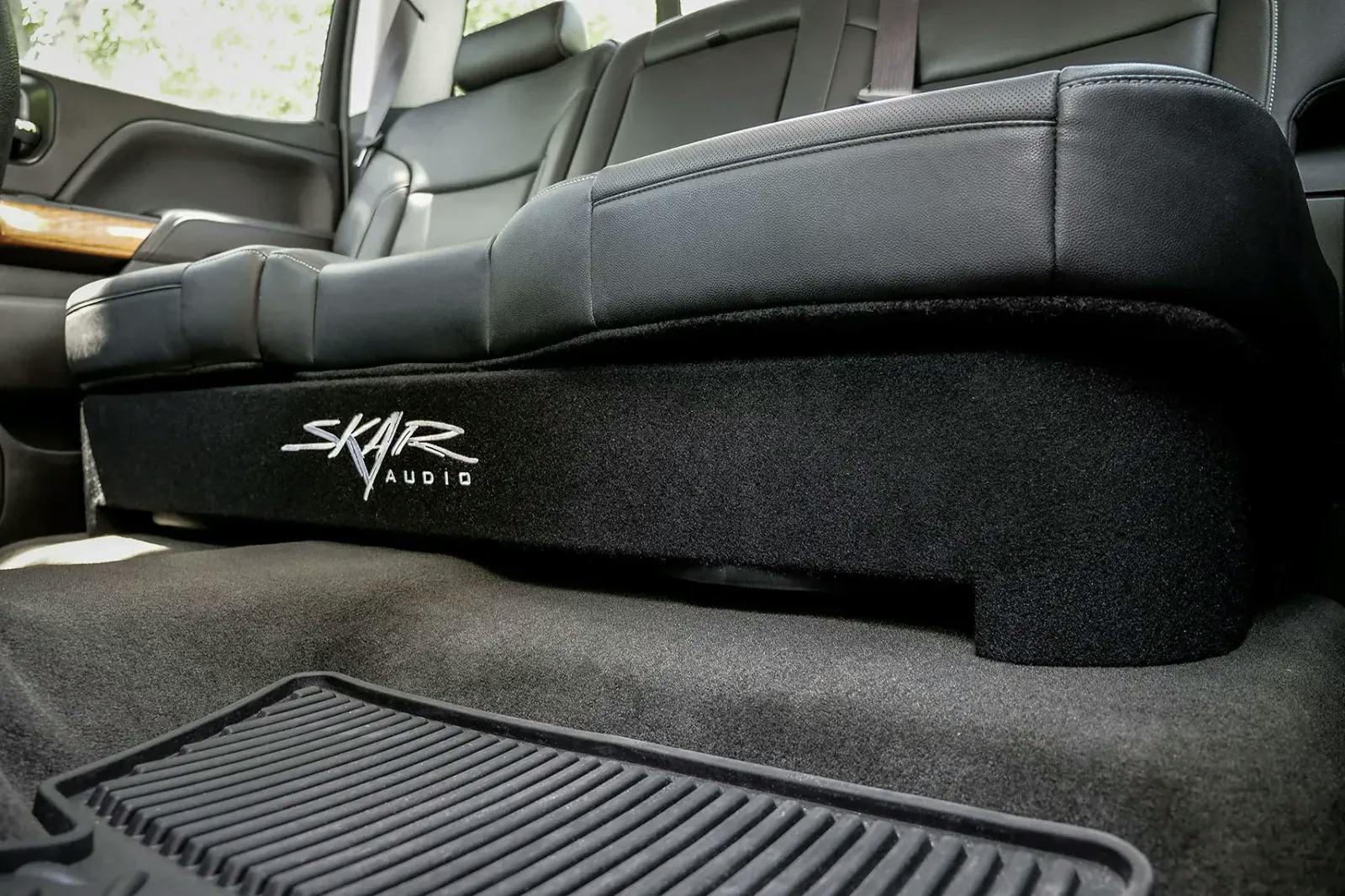 2014-2018 Chevy Silverado & GMC Sierra Crew Cab Compatible Dual 12" Subwoofer Enclosure #7