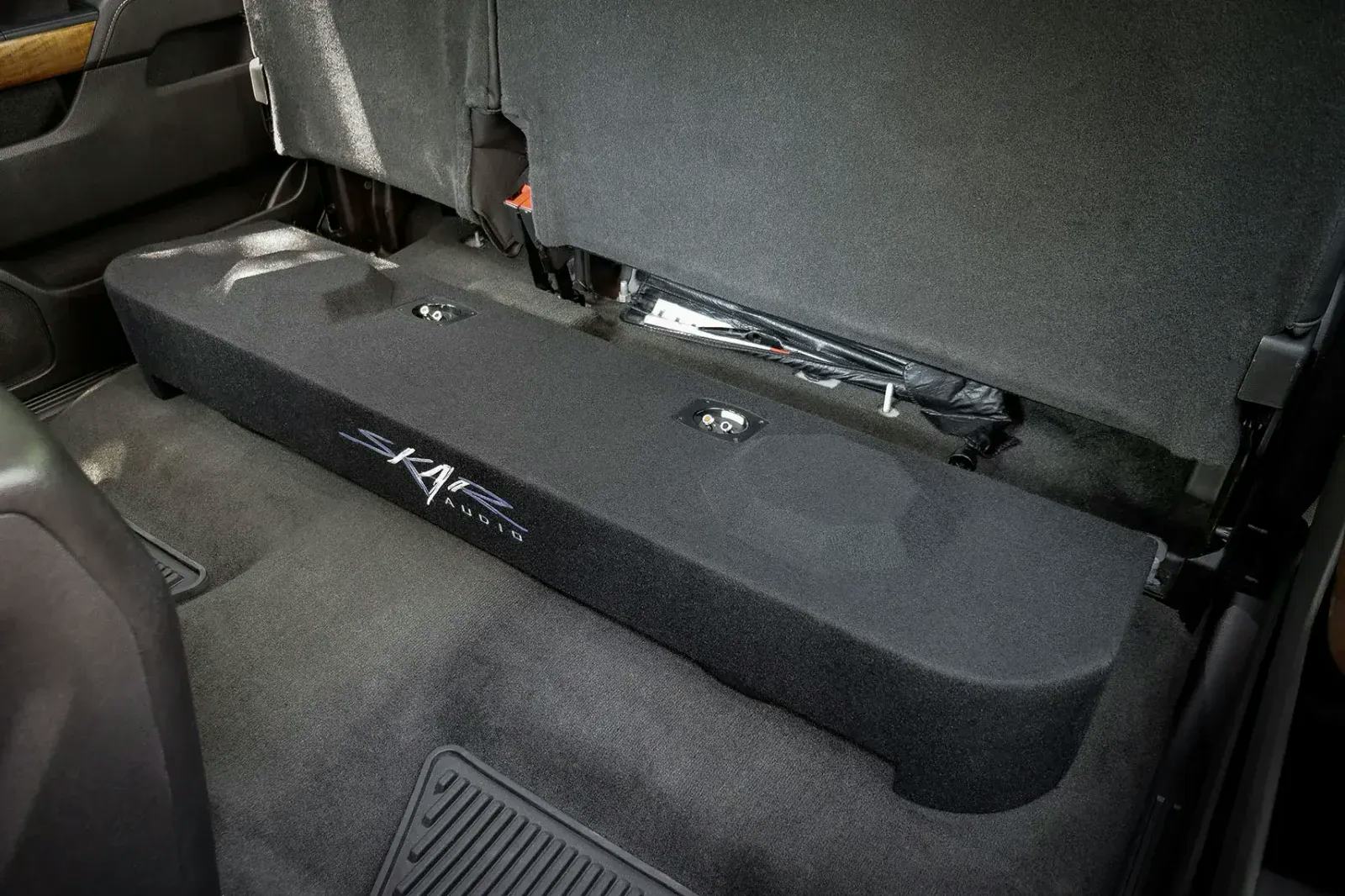 2014-2018 Chevy Silverado & GMC Sierra Crew Cab Compatible Dual 12" Subwoofer Enclosure #9