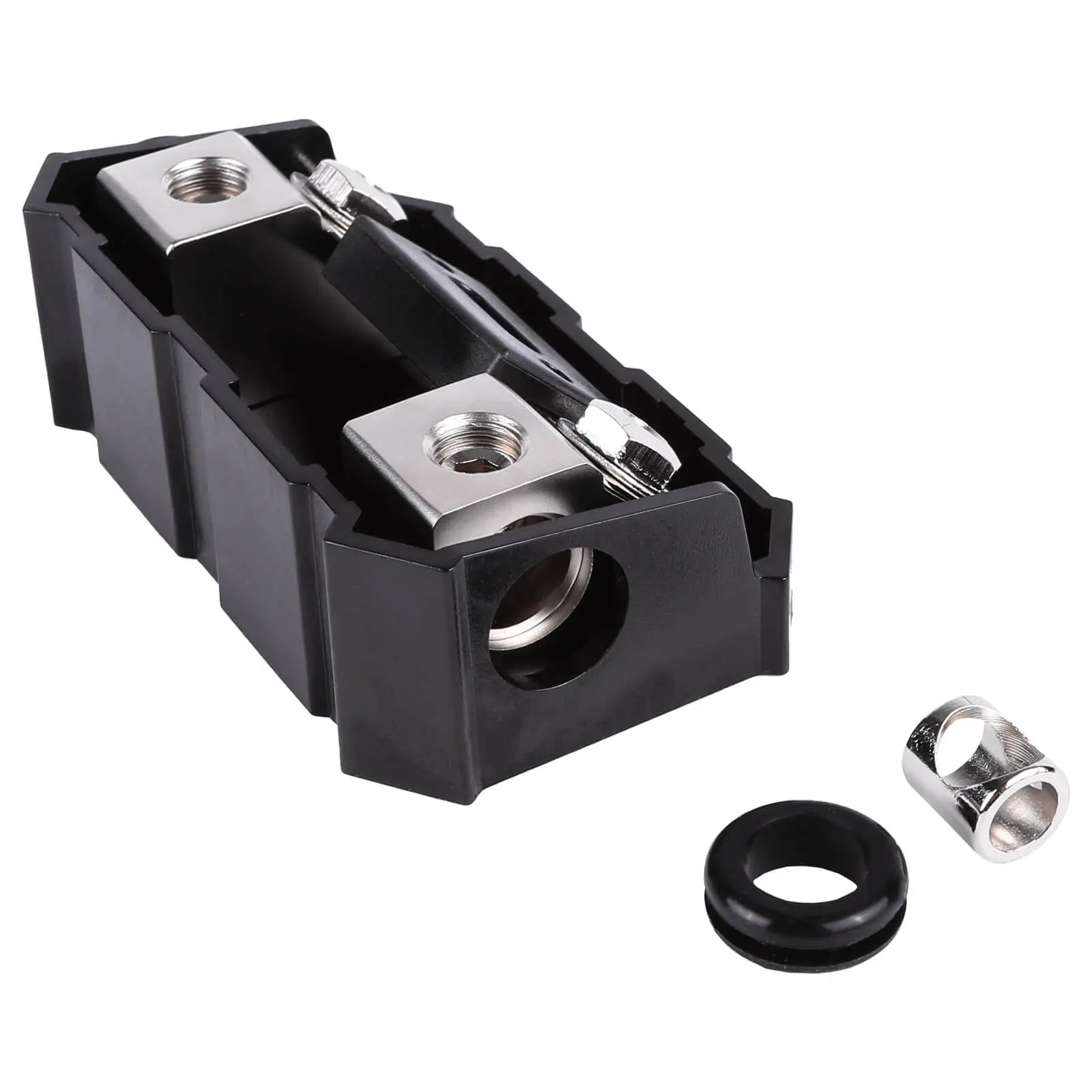 SK-FUSE-BLK-PROANL | 1/0 or 4 Gauge Pro Series Inline ANL Fuse Holder #5