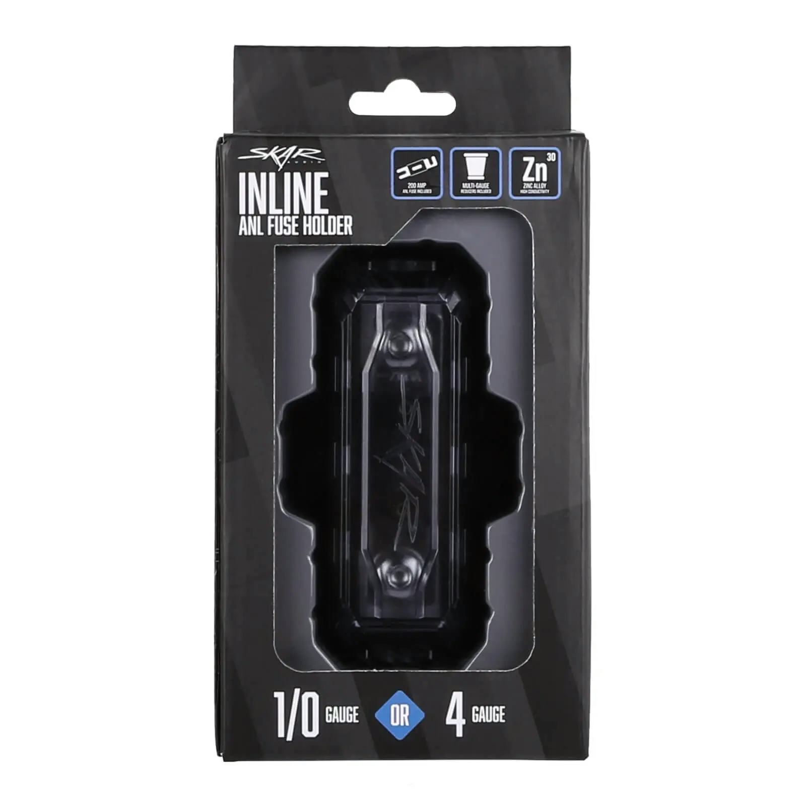 SK-INLINE-FUSEANL200 | 1/0 or 4 Gauge Inline ANL Fuse Holder - 200 Amp ANL Fuse #8