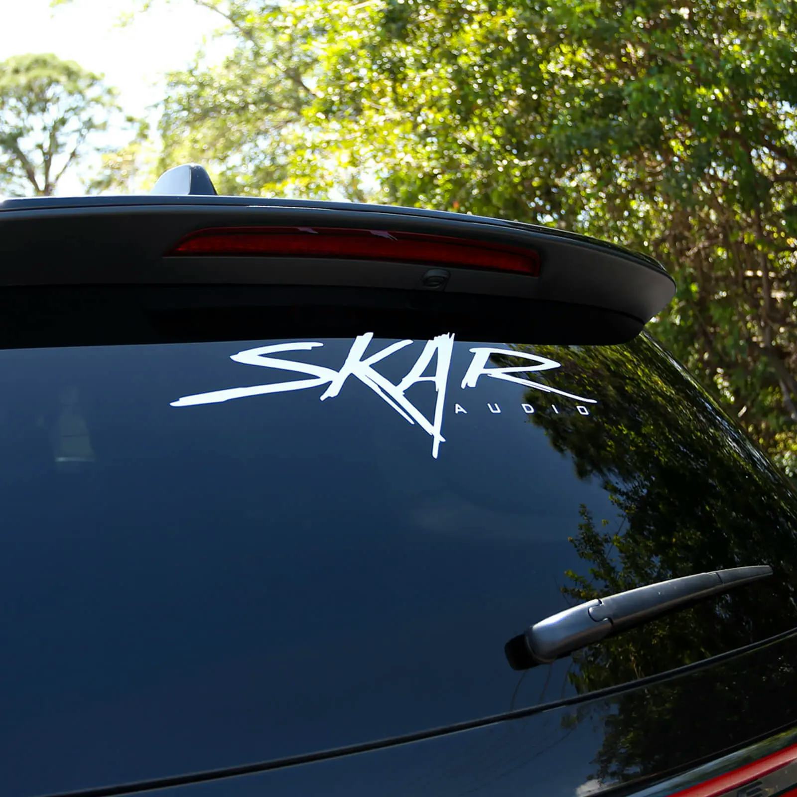 SK-DECAL-LG | 20" x 6" Large Skar Audio Logo Decal #2