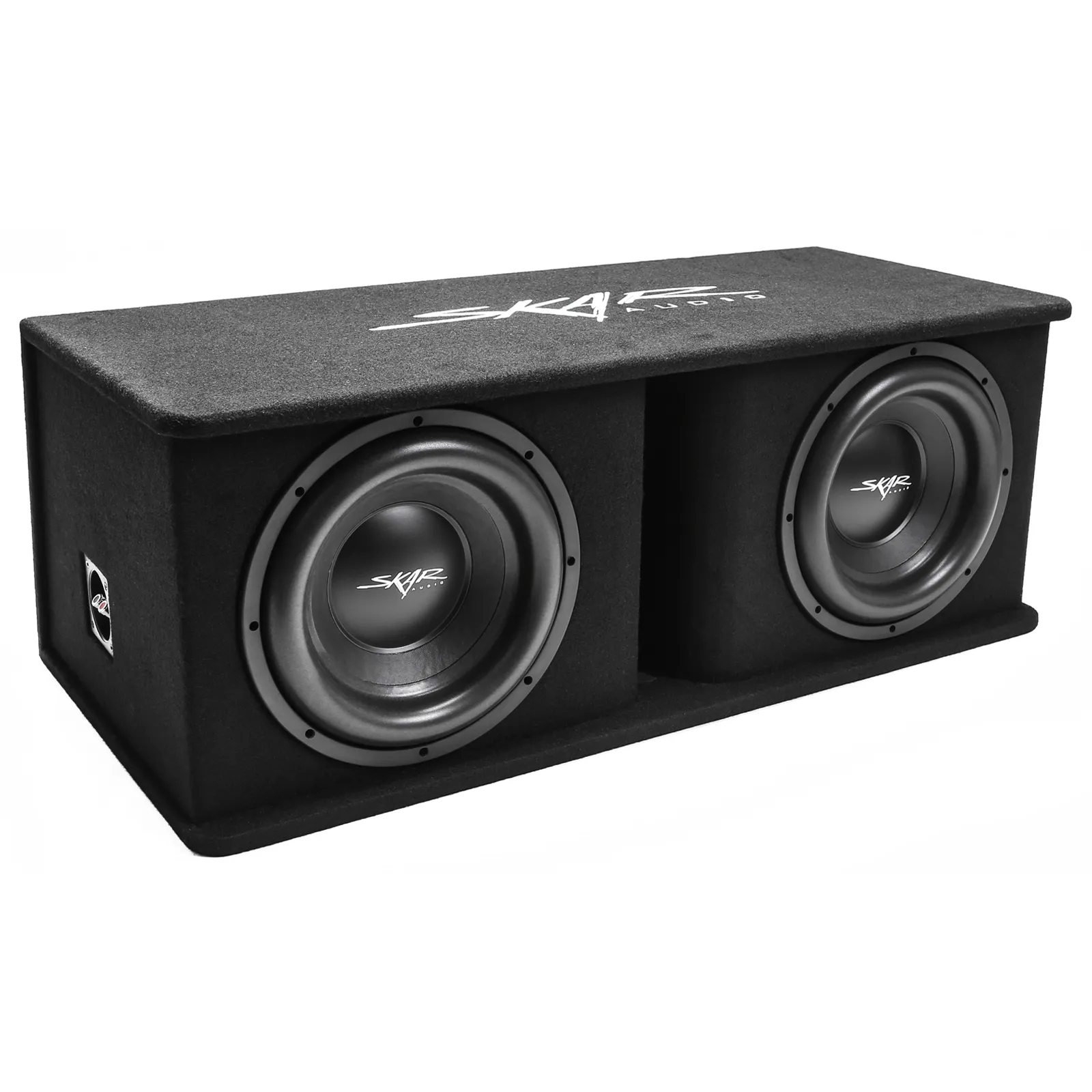 SDR-2X12D4 | Dual 12" 2,400 Watt SDR Series Loaded Vented Subwoofer Enclosure #1