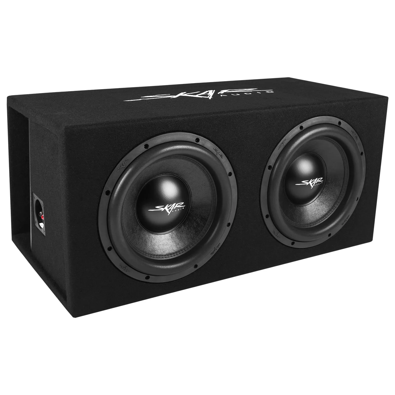 SVR-2X12D4 | Dual 12" 3,200 Watt SVR Series Loaded Vented Subwoofer Enclosure #1