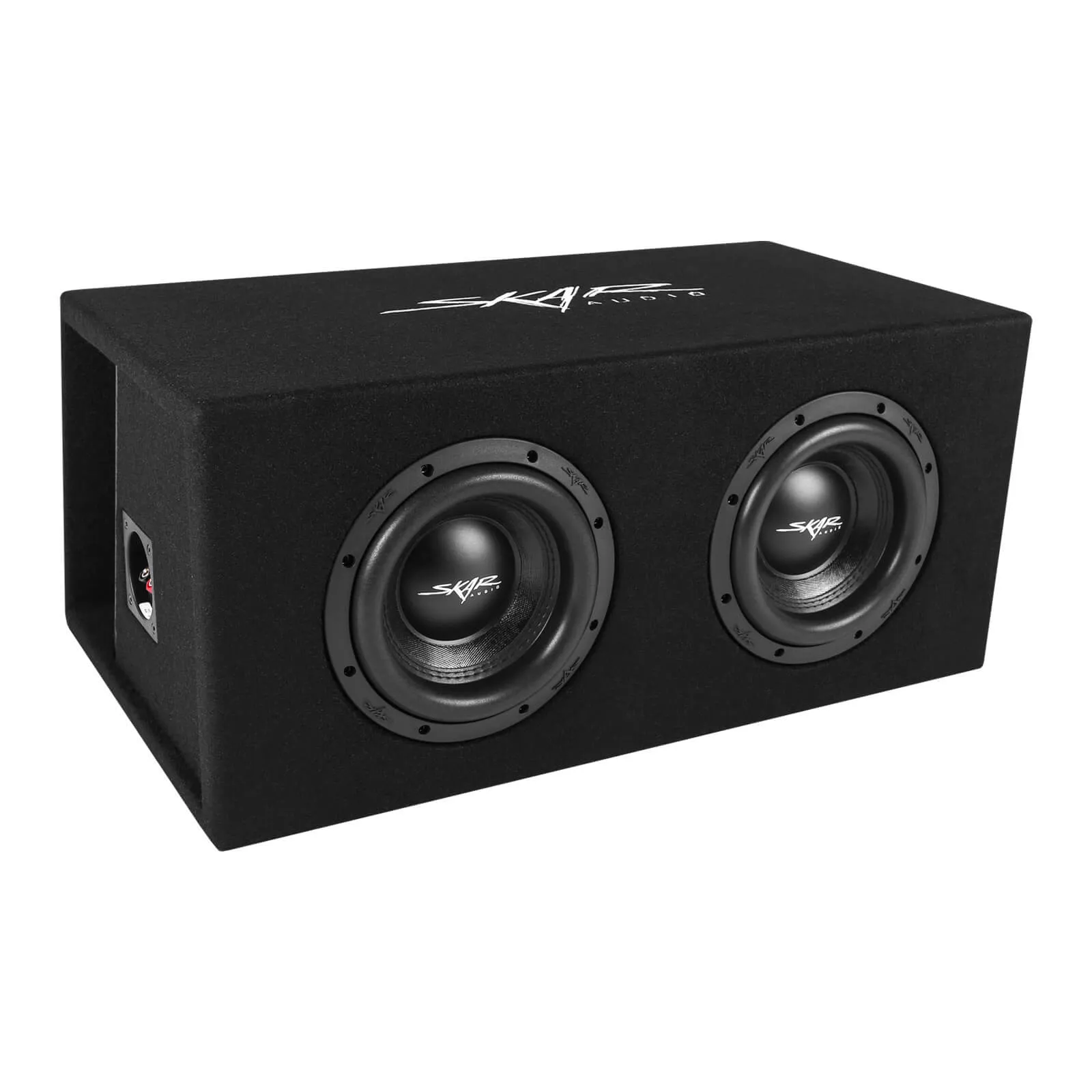 SVR-2X8D4 | Dual 8" 1,600 Watt SVR Series Loaded Vented Subwoofer Enclosure #1