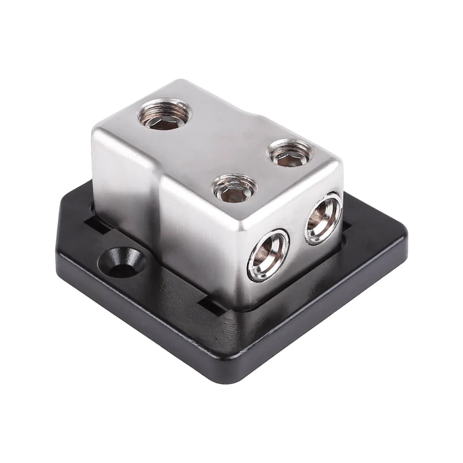 SK-DIST-BLK1 | Single 0/4 Gauge to Dual 4/8 Gauge Power Distribution Block #1