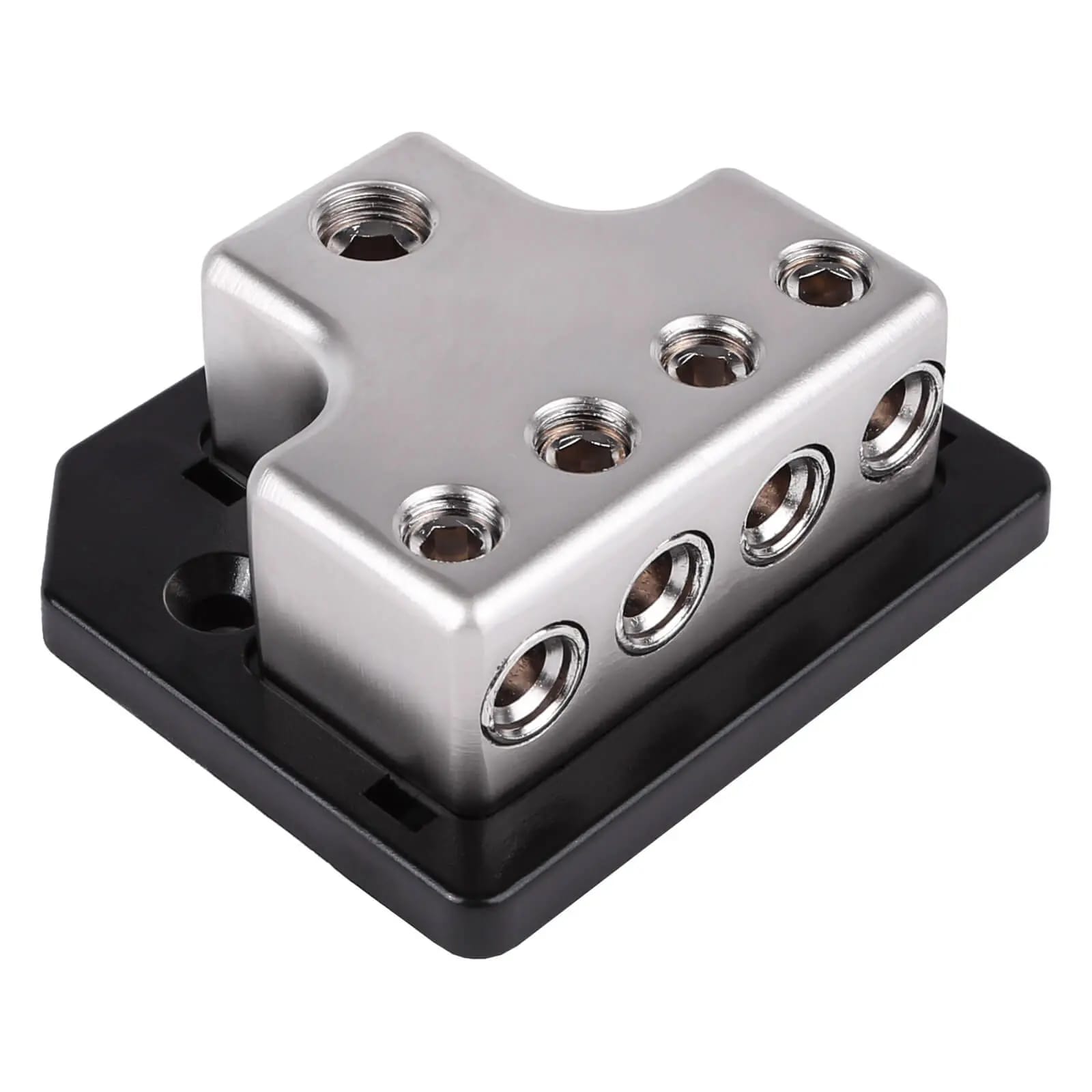 SK-DIST-BLK2 | Single 0/4 Gauge to Quad 4/8 Gauge Power Distribution Block #1