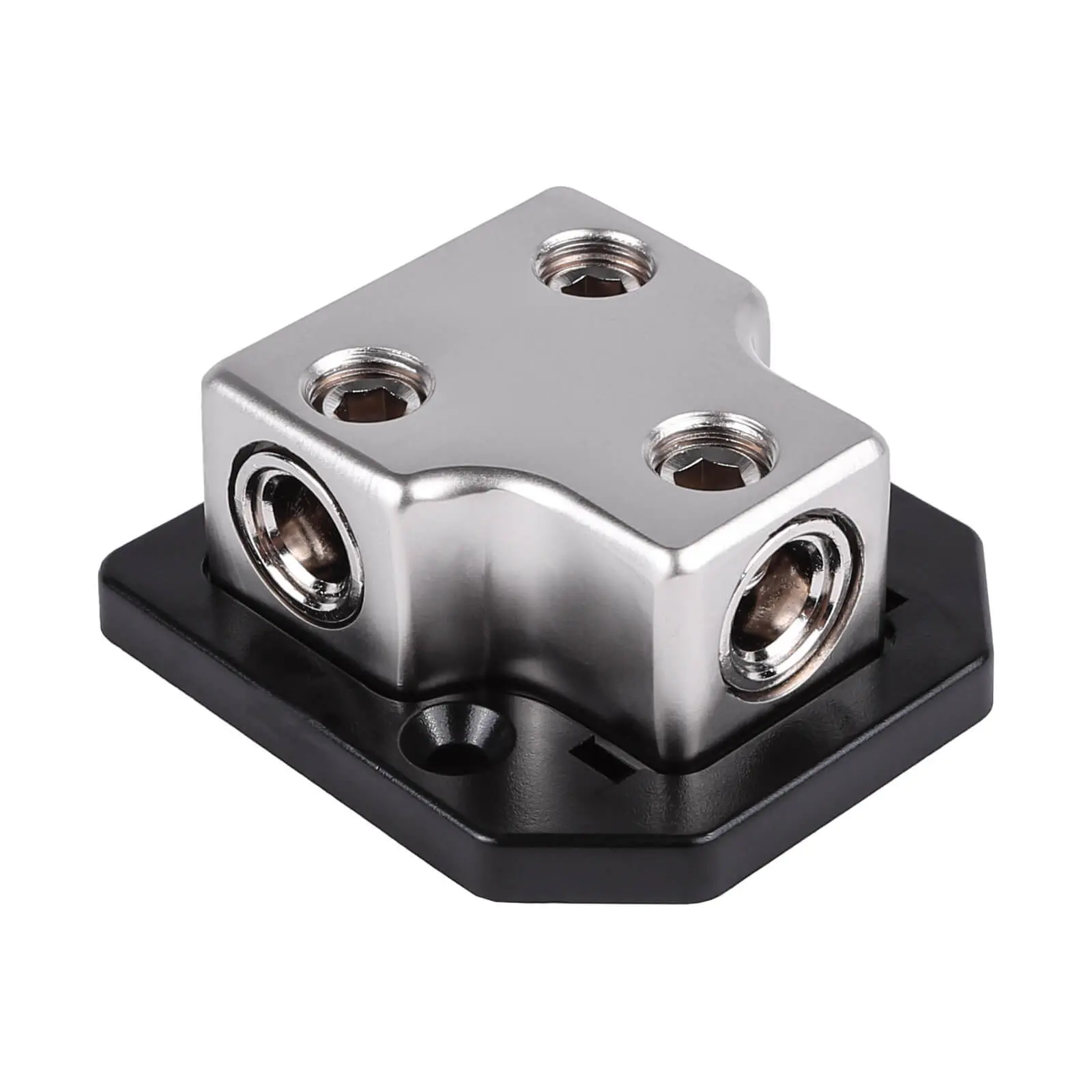 SK-DIST-BLK3 | Single 0/4 Gauge to Dual 0/4 Gauge Power Distribution Block #3