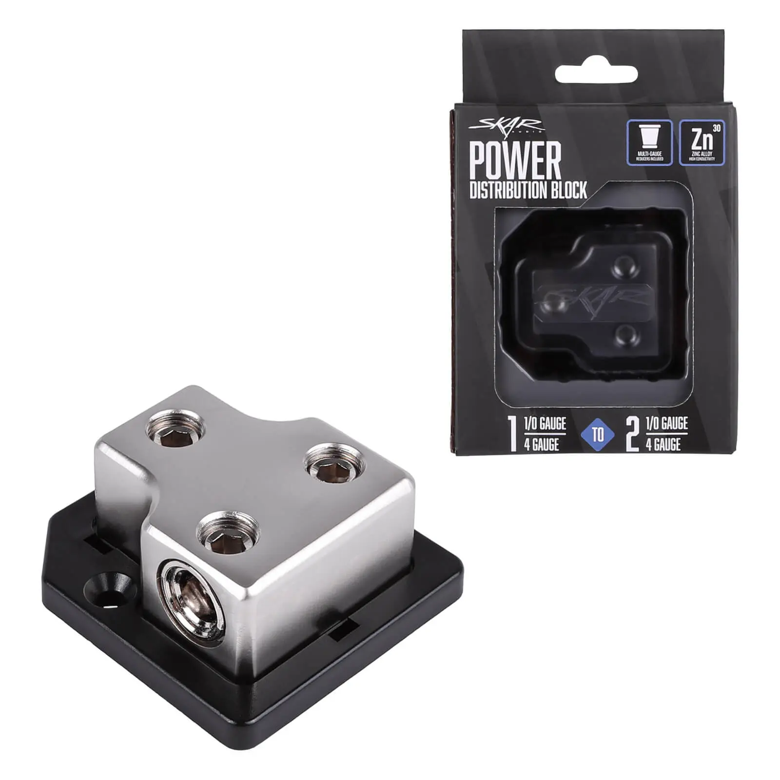 SK-DIST-BLK3 | Single 0/4 Gauge to Dual 0/4 Gauge Power Distribution Block #7