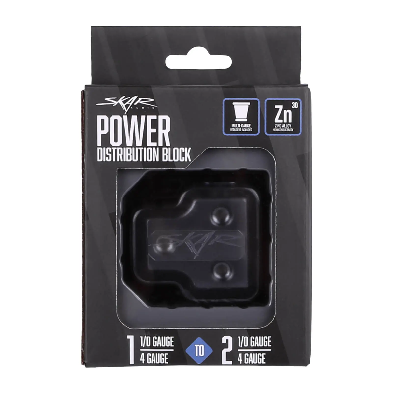 SK-DIST-BLK3 | Single 0/4 Gauge to Dual 0/4 Gauge Power Distribution Block #8