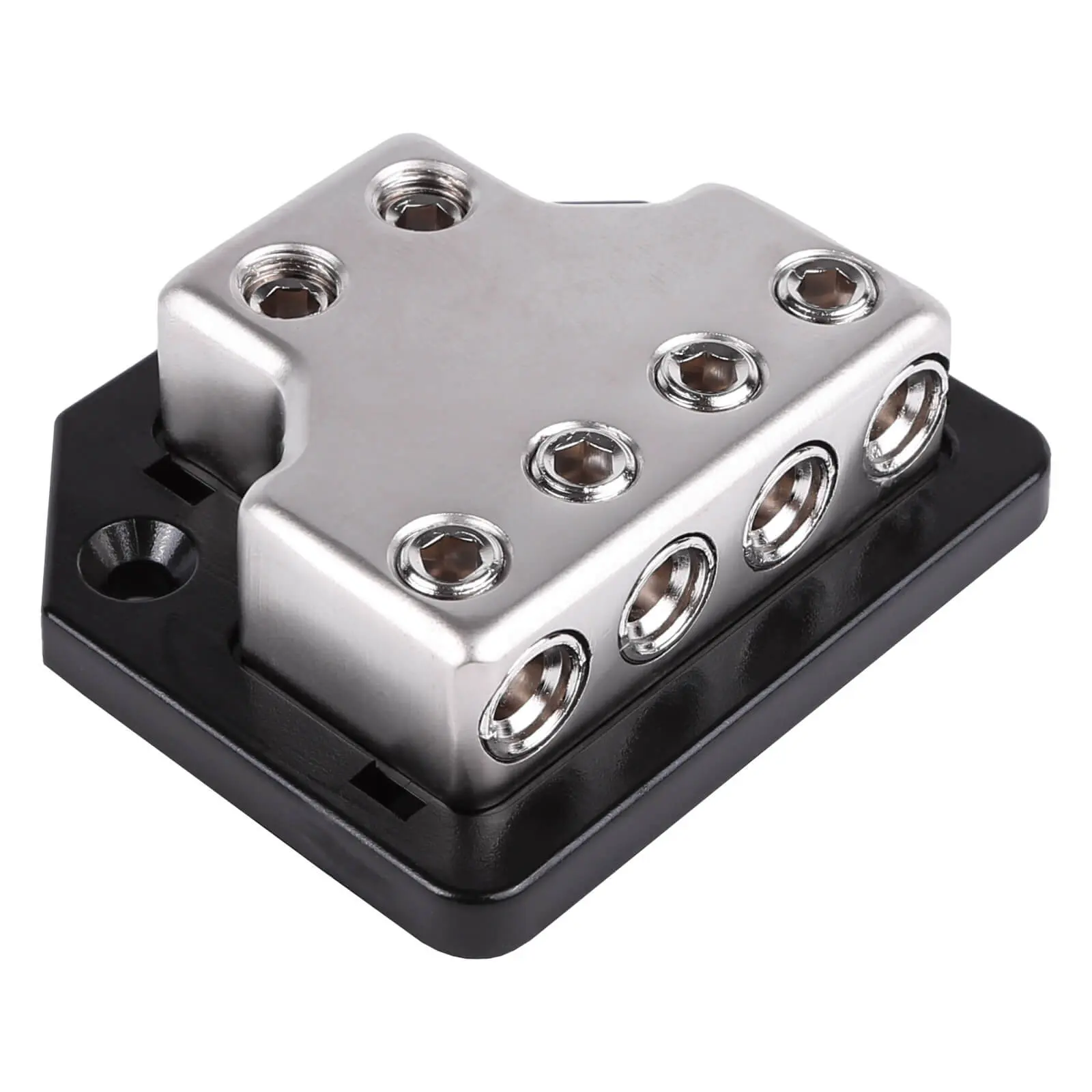 SK-DIST-BLK5 | x2 4 Gauge to x4 4 or 8 Gauge Power Distribution Block