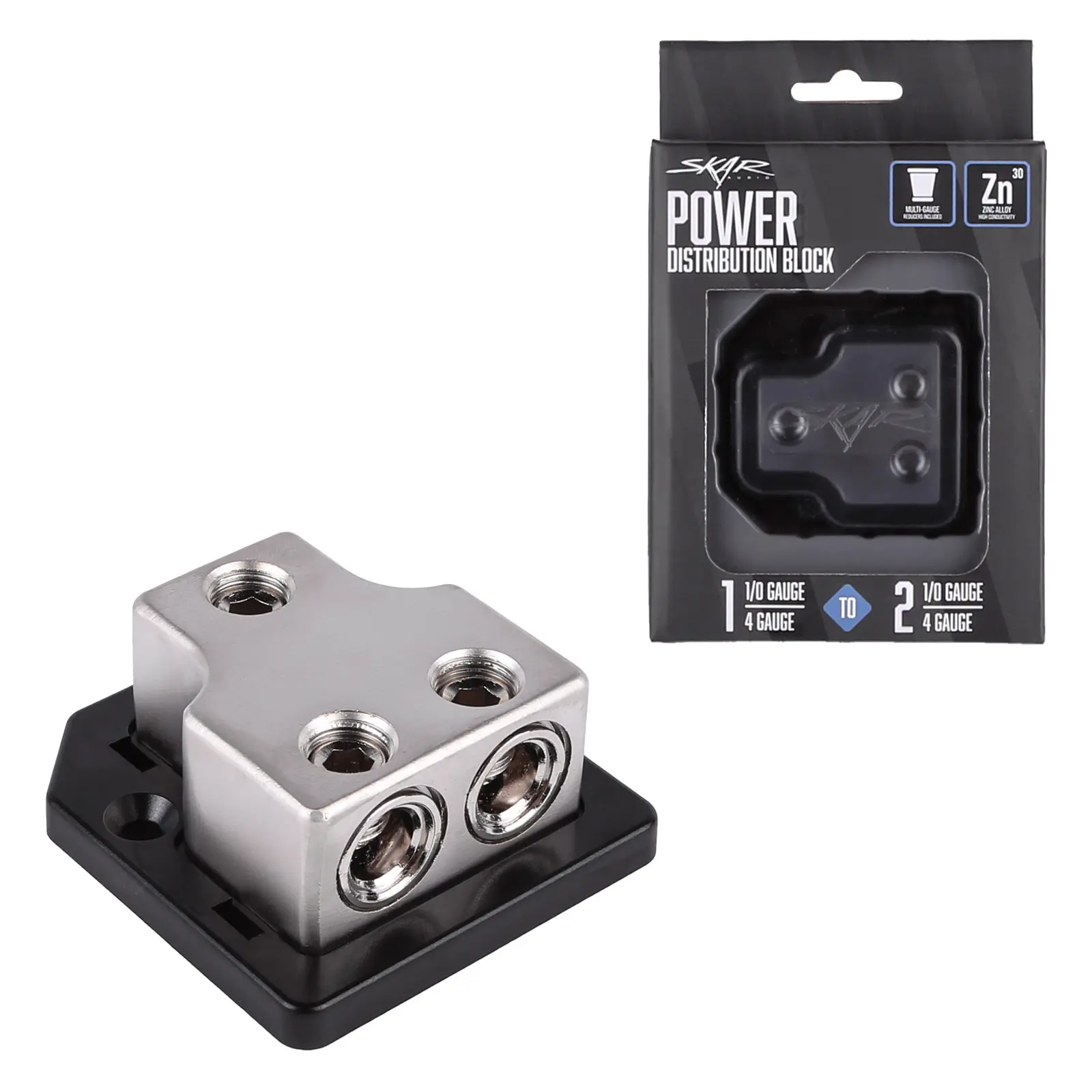 SK-DIST-BLK6 | Single 0/4 Gauge to Dual 0/4 Gauge Power Distribution Block #7