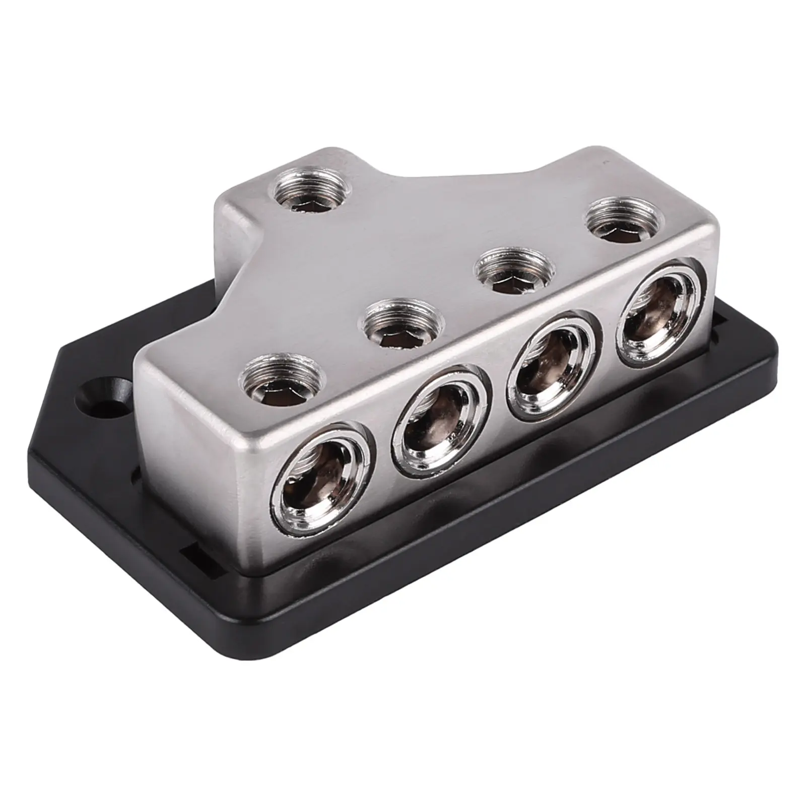 SK-DIST-BLK7 | Single 0/4 Gauge to Quad 0/4 Gauge Power Distribution Block #1