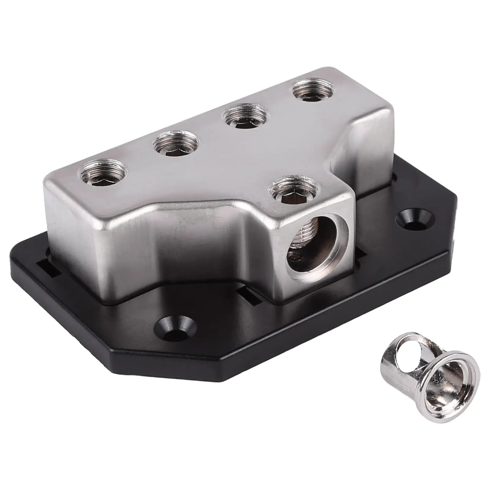 SK-DIST-BLK7 | Single 0/4 Gauge to Quad 0/4 Gauge Power Distribution Block #4