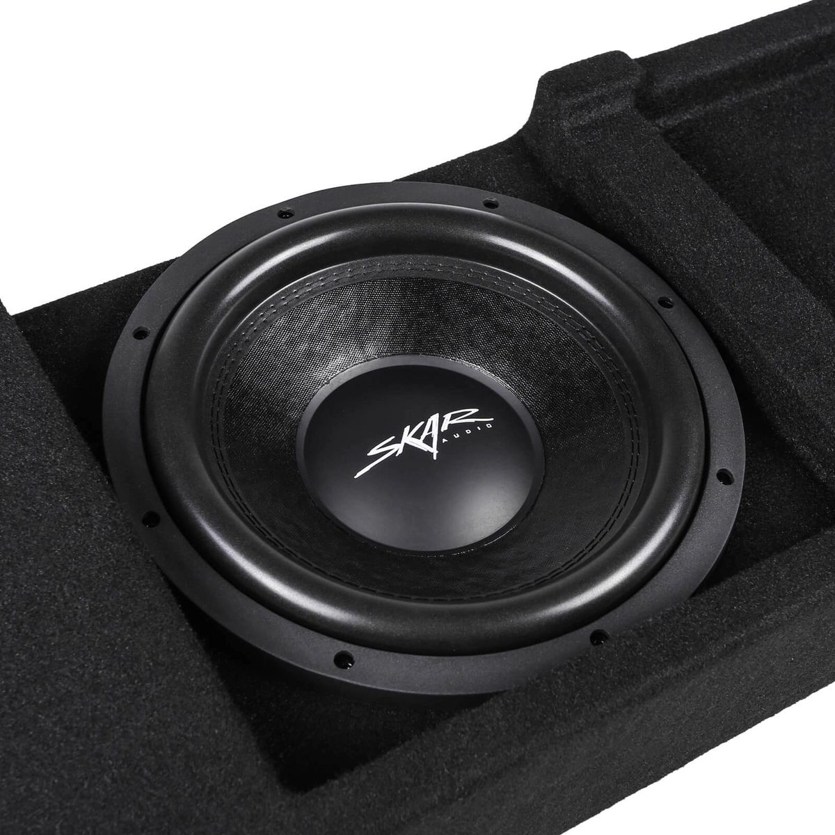 Single 12" 800W Max Power Loaded Ported Subwoofer Enclosure Compatible with 2014-2018 Chevy Silverado & GMC Sierra Crew Cab Trucks #7