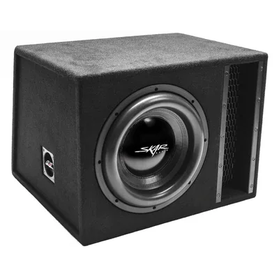 EVL-1X12D2 | Single 12" 2,500 Watt EVL Series Loaded Vented Subwoofer Enclosure