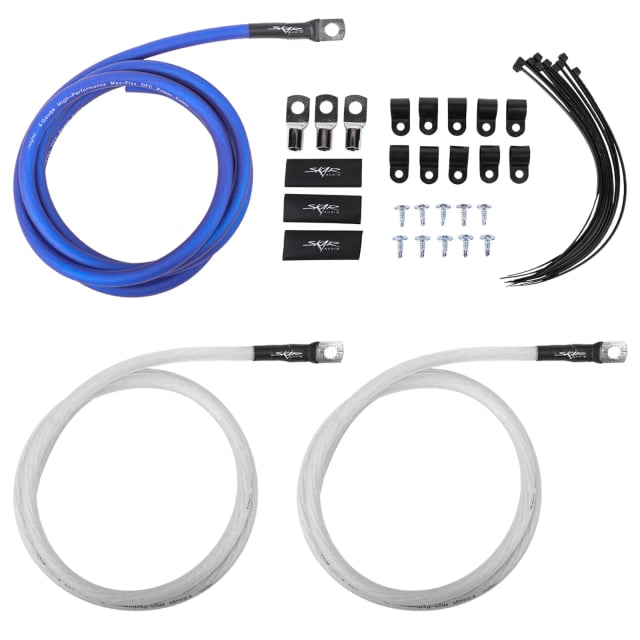 SKBIG3-4GA | 4 Gauge "Big 3" OFC Wiring Upgrade Kit