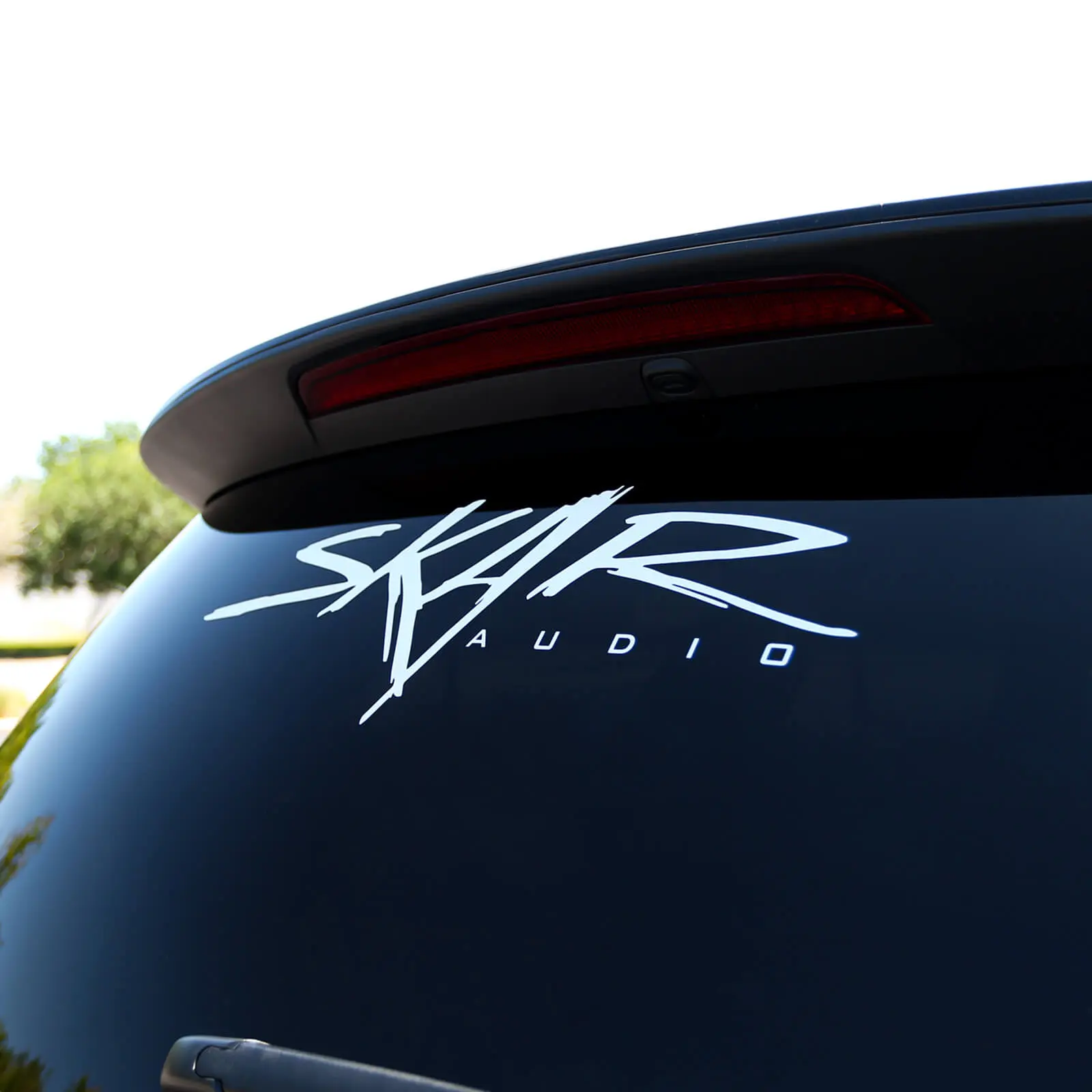 SK-DECAL-LG | 20" x 6" Large Skar Audio Logo Decal