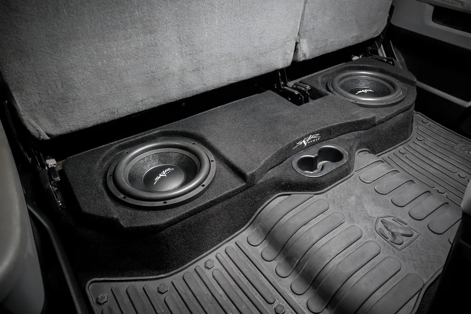 2002-2018 Dodge Ram Quad/Crew Cab Compatible Dual 12" Subwoofer Enclosure #8