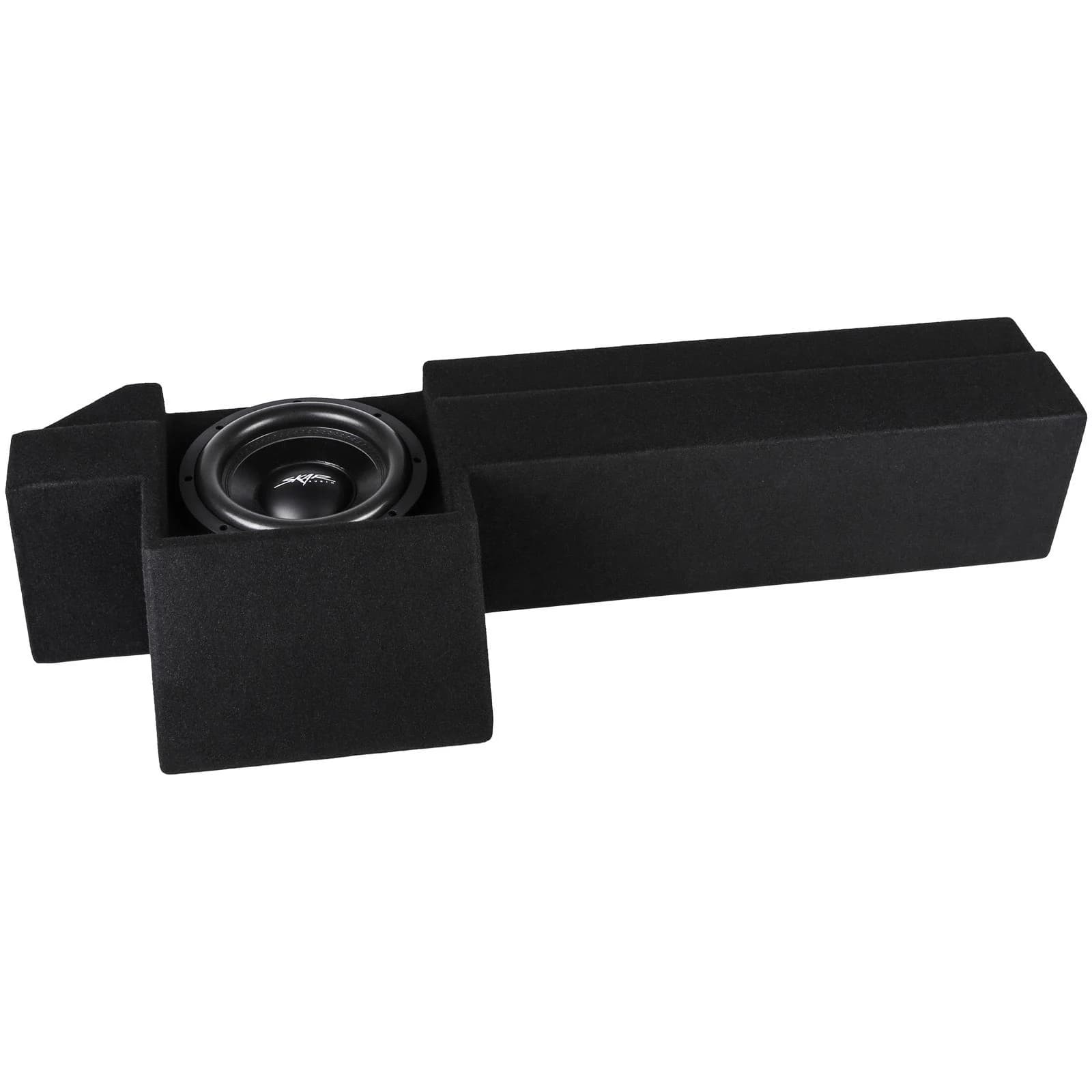 Featured Product Photo for Single 10" 800W Max Power Loaded Subwoofer Enclosure Compatible with 2019-2024 Ram 1500 (5th Gen) Crew Cab Trucks