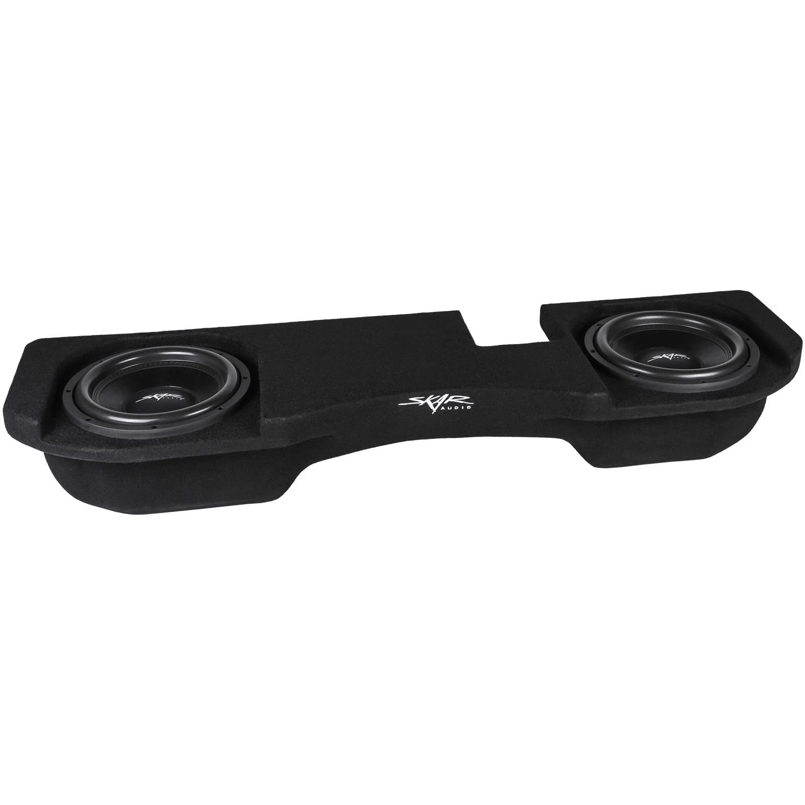 Dual 12" 1,600W Max Power Loaded Subwoofer Enclosure Compatible with 2002-2018 Dodge Ram Crew & Quad Cab Trucks #1