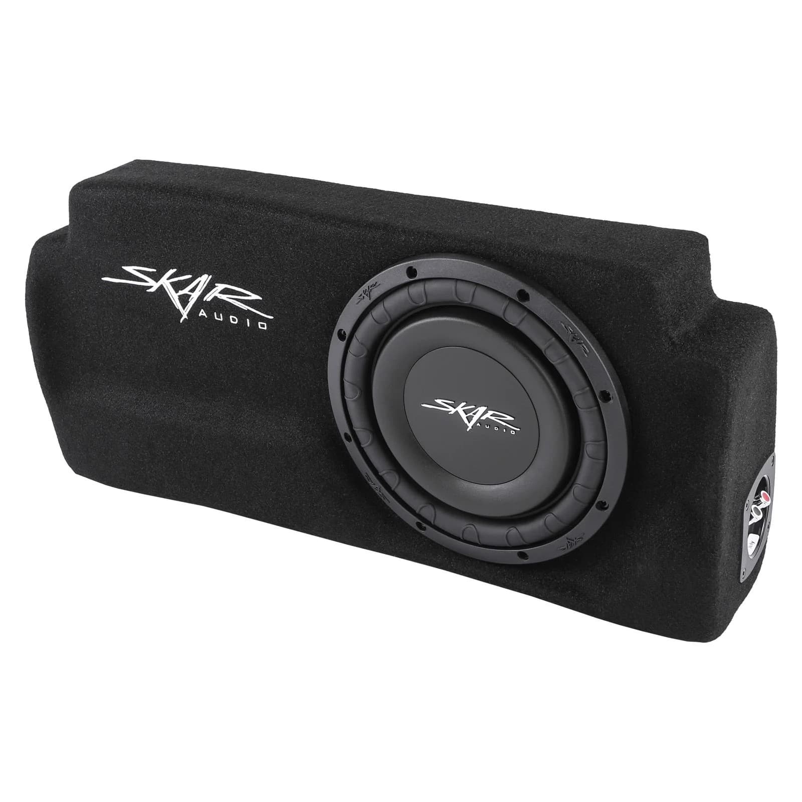 Featured Product Photo for Single 10" 1,000W Max Power Loaded Subwoofer Enclosure Compatible with 2016-2023 Toyota Tacoma Double Cab Max Trucks