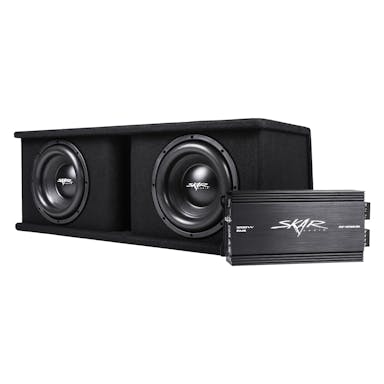 Featured Product Photo 1 for Dual 10" 2,400 Watt SDR Series Complete Subwoofer Package with Vented Enclosure and Amplifier