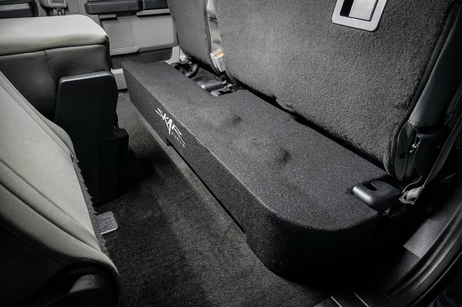Skar Audio VS-2X8FORD-2015-UP-SUPERCAB-V enclosure installation example — view 4